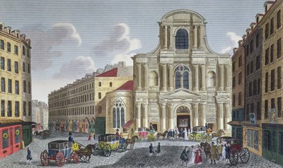 The Porch of Saint Gervais Church by Henri Courvoisier Voisin